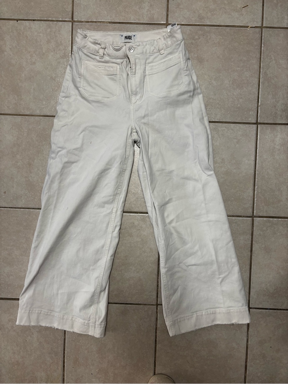 Paige wide leg jeans size 27